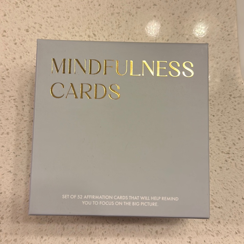 Mindfulness cards for wedding